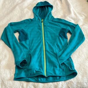 Teal Mondetta Hooded Zip-Up Jacket